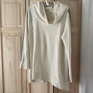 Cozy Free People Cowl Neck Pullover!